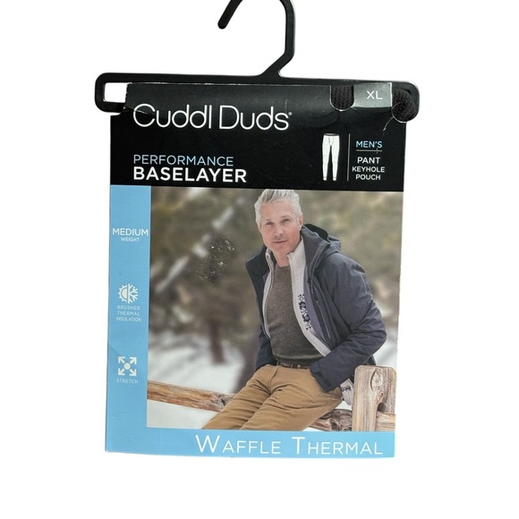 Cuddl Duds Men’s XL Waffle Thermal Baselayer Pant Performance NIP - Picture 2 of 5